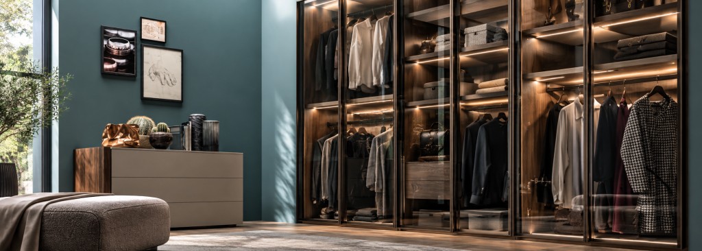 Luxury walk-in closet