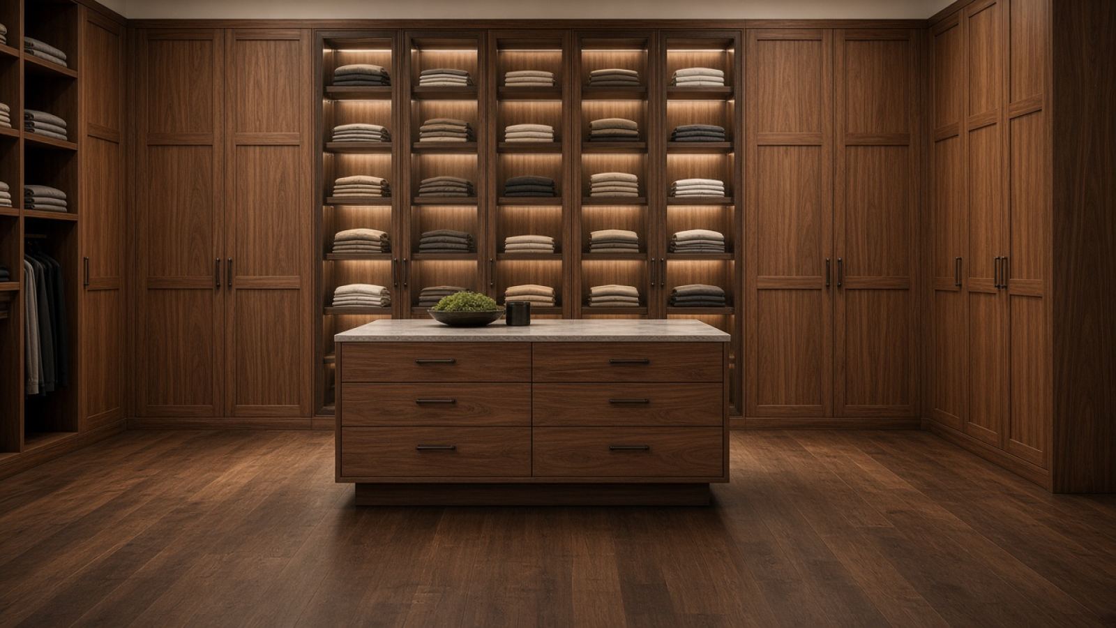 Luxury walk-in closet